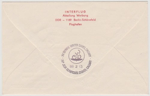 U7-1-88 Zudruck auf der Rückseite etwa karminrot
